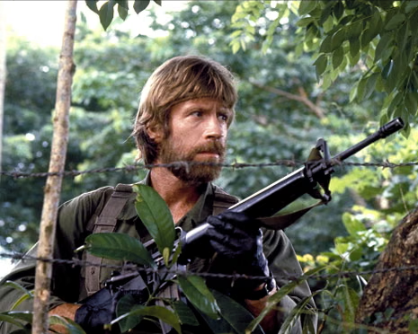 Chuck Norris legendary action star portrait